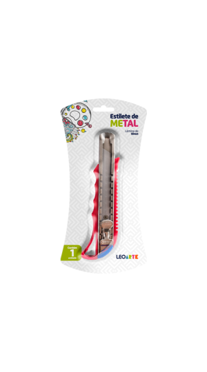 ESTILETE METAL LARGO 18MM BLISTER JOCAR OFFICE