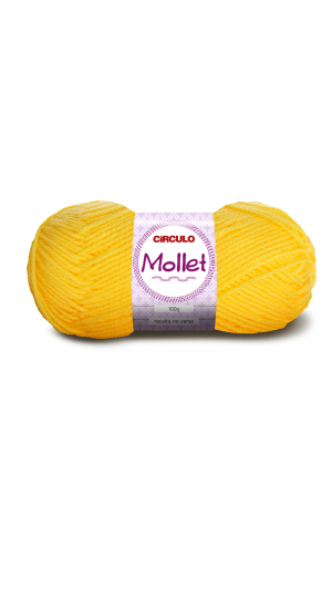 LÃ MOLLET 100G. CANÁRIO 1245
