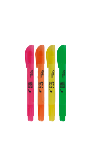 CANETA MARCA TEXTO GEL LARANJA LEO&LEO