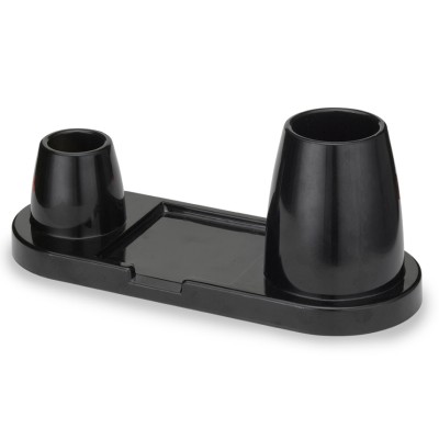 PORTA LAPIS/CLIPS/LEMBRETE PLASTICO PRETO WALEU