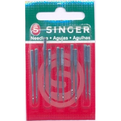 AGULHA DE MAQUINA SINGER PARA COSTURA 6120 Nº16 OVERLOK/INTERLOQUE ENV/10