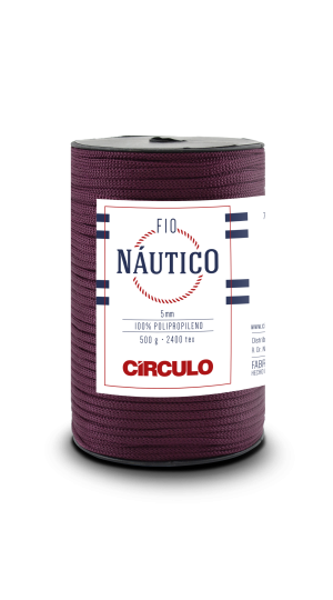 FIO NÁUTICO CIRCULO COR 3862 - UVA-PASSA