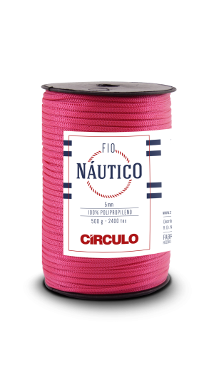 FIO NÁUTICO CIRCULO COR 6185 - PINK