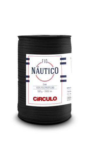 FIO NÁUTICO CIRCULO COR 8990 - PRETO