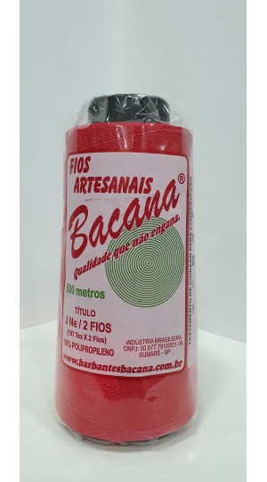 LINHA BACANA 010 VERMELHO