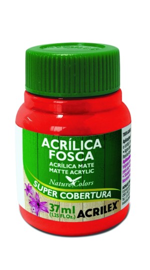 TINTA ACRILICA FOSCA VERMELHO FOGO 507