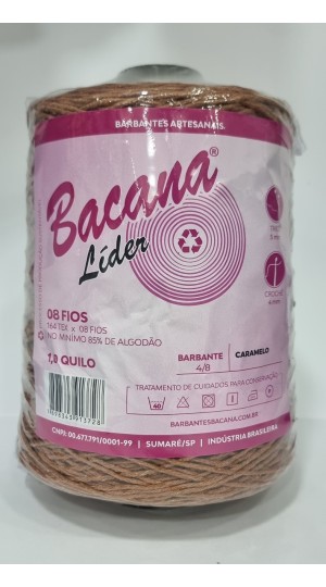 BARBANTE LIDER CARAMELO 8 FIOS 1,0KG.