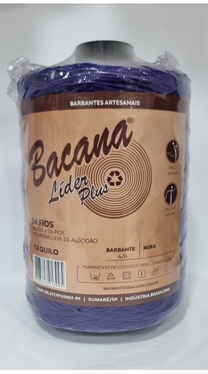 BARBANTE LIDER PLUS ROXO 6 FIOS 1,0KG.