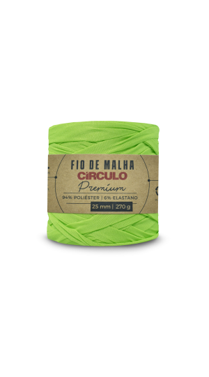 FIO DE MALHA CIRCULO PREMIUM - COR 6113 FLASH VERDE