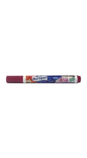 MARCADOR P/ TECIDO ACRILPEN VINHO 565 ACRILEX